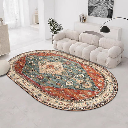 Eleganter vom Vintage inspirierter Teppich