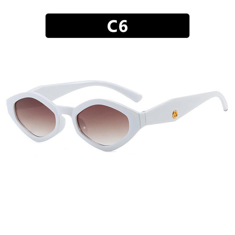 Damen modische Sonnenbrille im markanten Schmetterlingsdesign Brehn