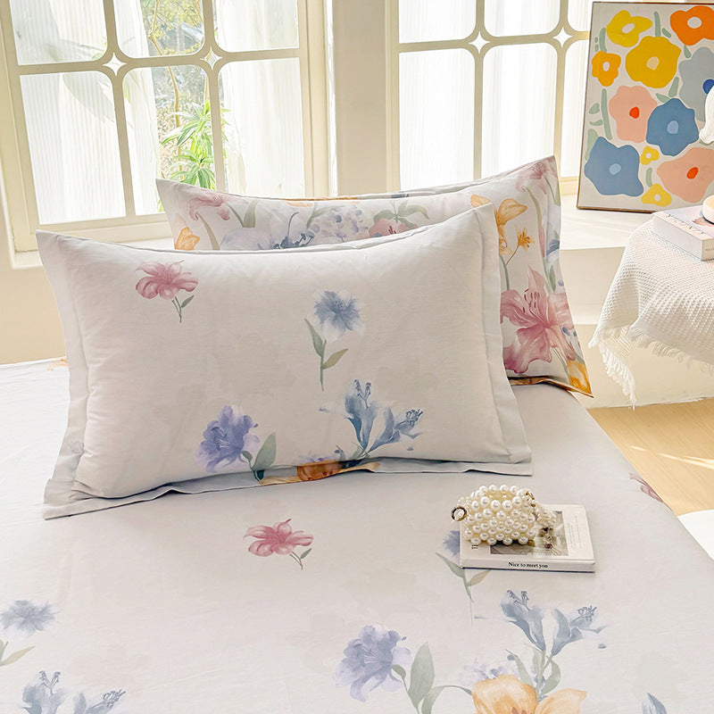 Blumenmuster Kissenbezug Set