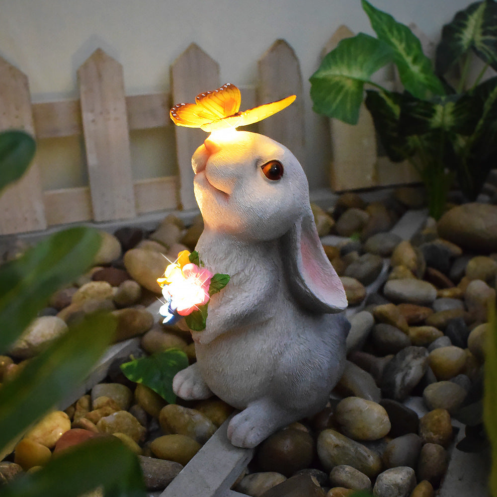 Solar Turtle Sukkulent Blumentopf mit LED-Lichtern Strukturierter Harz Gartenstatue Brehn