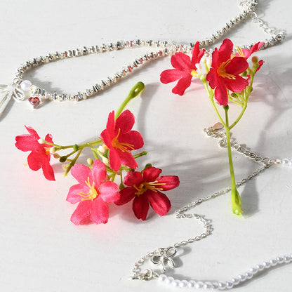 Florale Haaraccessoire Brosche
