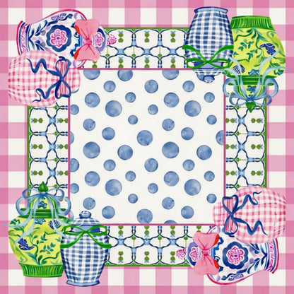 Dekorative geometrische Druckbereichsmatte