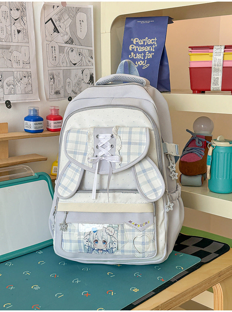 Stylischer Grafikdesign-Schulrucksack