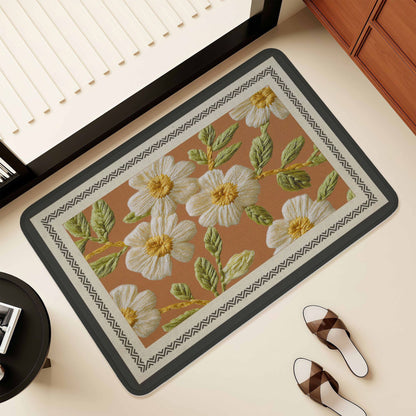 Künstlerisches Florales Design Bereich Matte Brehn