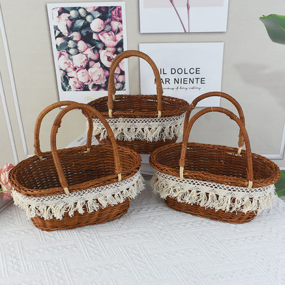 Stylischer Korb Picknickkorb Brehn