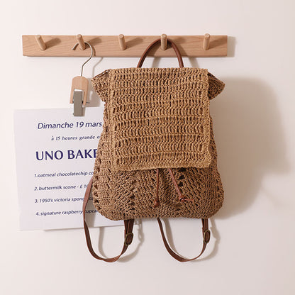 Rucksacktasche Aus Handgefertigtem Naturmaterial Brehn