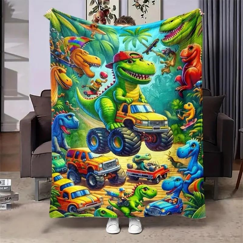 Künstlerisch von Schmetterlingen inspirierte Fleecedecke