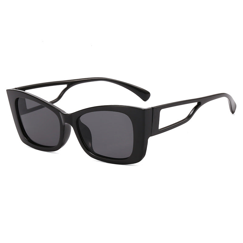 Damen trendige geometrische Sonnenbrille mit eckigem Rahmen Brehn