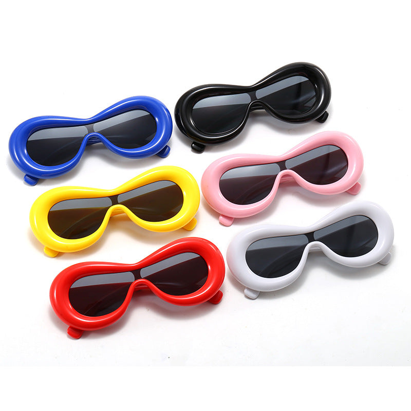 Damen futuristische Design-Sonnenbrille Brehn