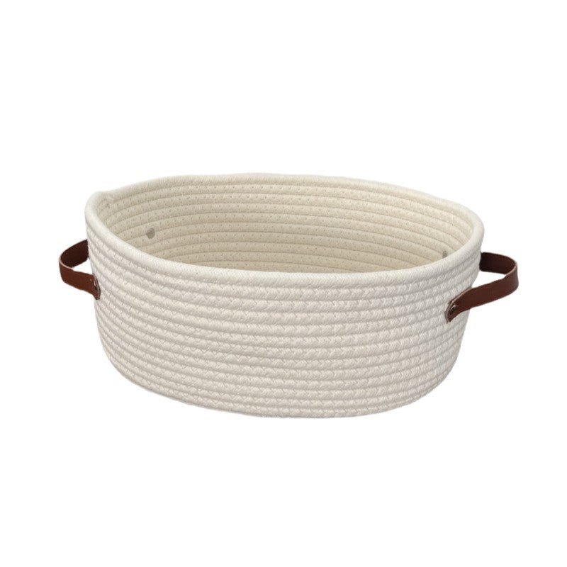 Damen Geschenkkorb aus geflochtenem Material Brehn