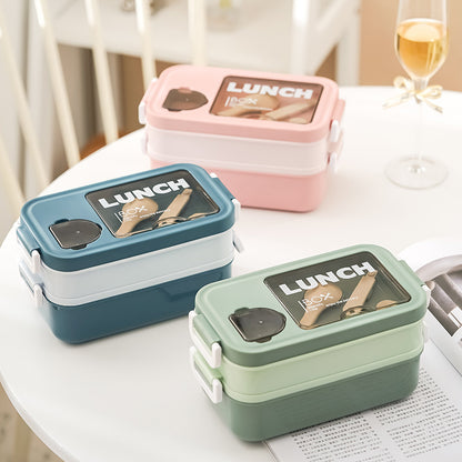 Doppelschichtige Lebensmittelaufbewahrung Lunchbox