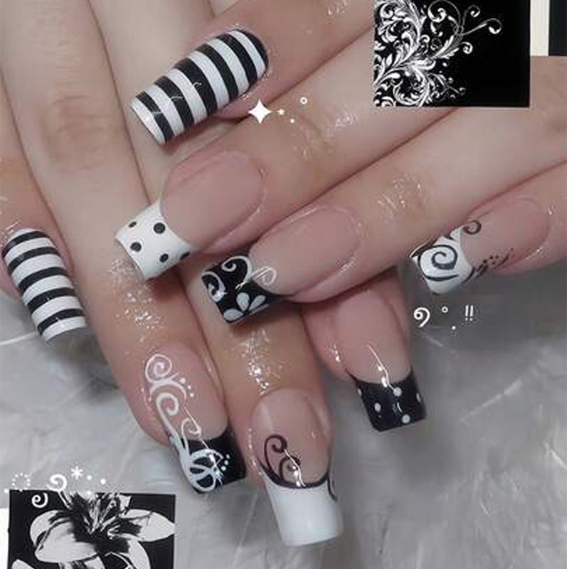 Chic stilisierte Press-On Nagelspitzen Brehn