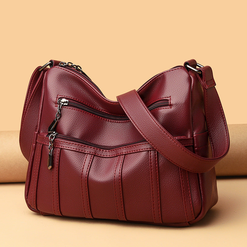 Elegante Texturierte Schultertasche Brehn
