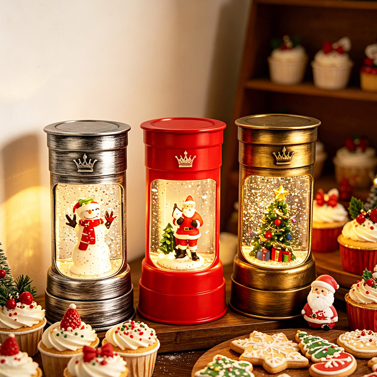 Glitzernde Weihnachtslaterne Brehn