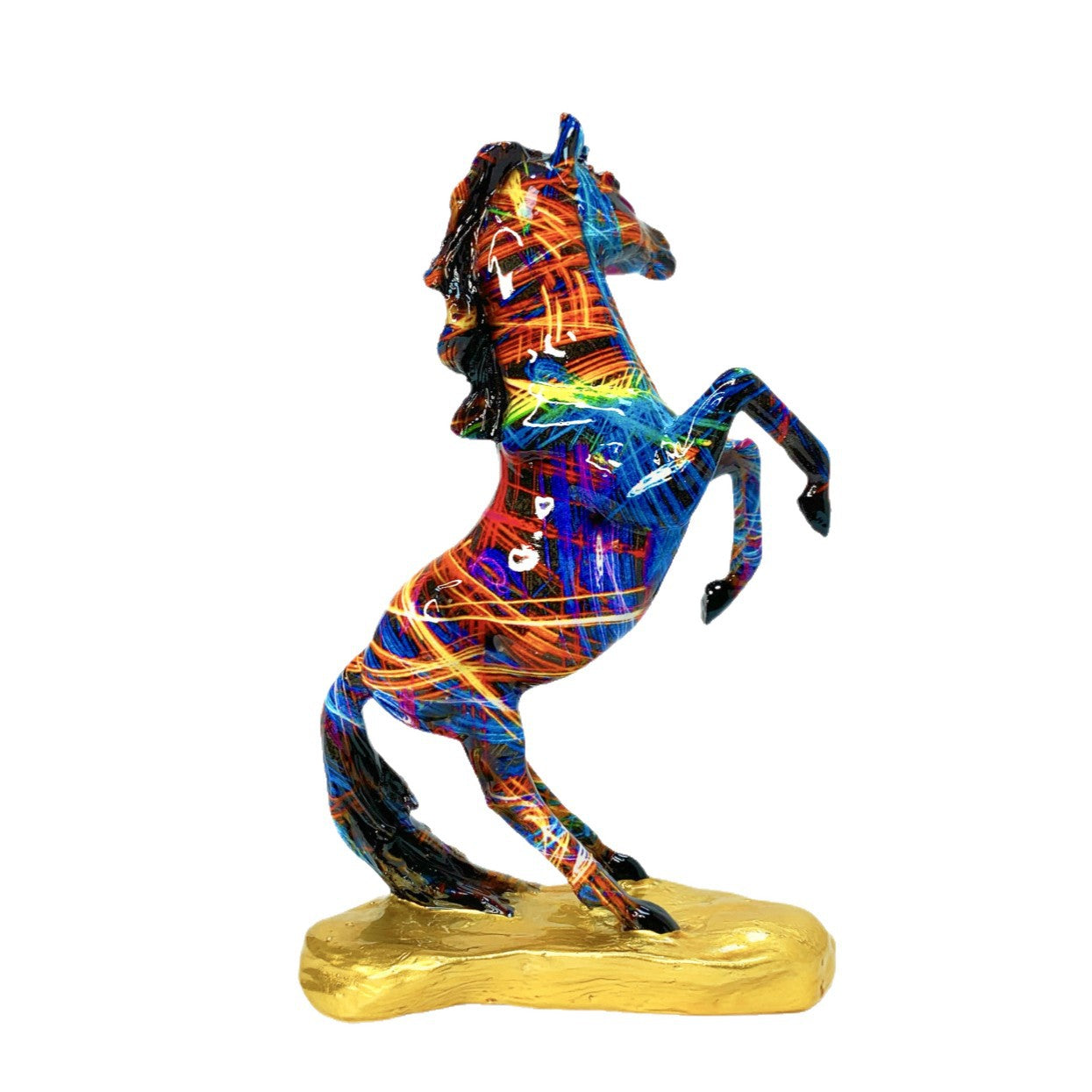 Kunstvolle Pferdefigur im modernen Design Brehn