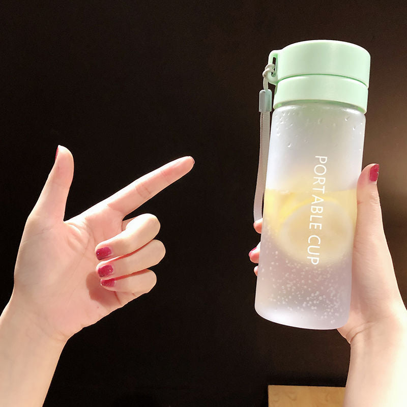 Damen stilvolle Glas-Trinkflasche Brehn
