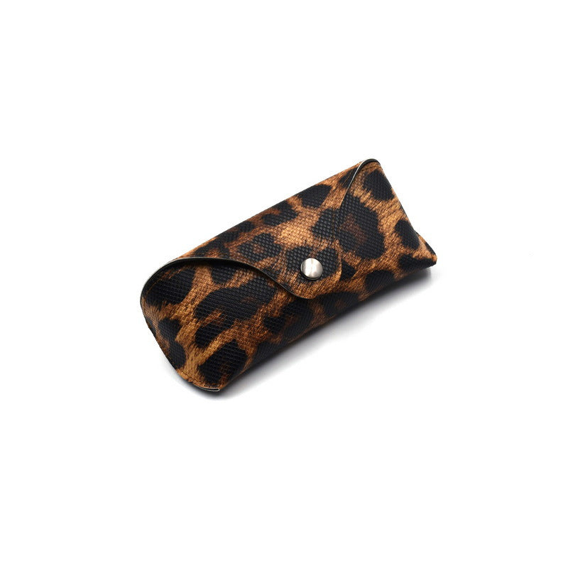 Stylische Leopard Druck Brillenetui Brehn