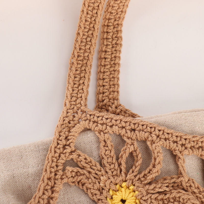 Handgefertigte Blumenmuster-Shopper-Tasche Brehn