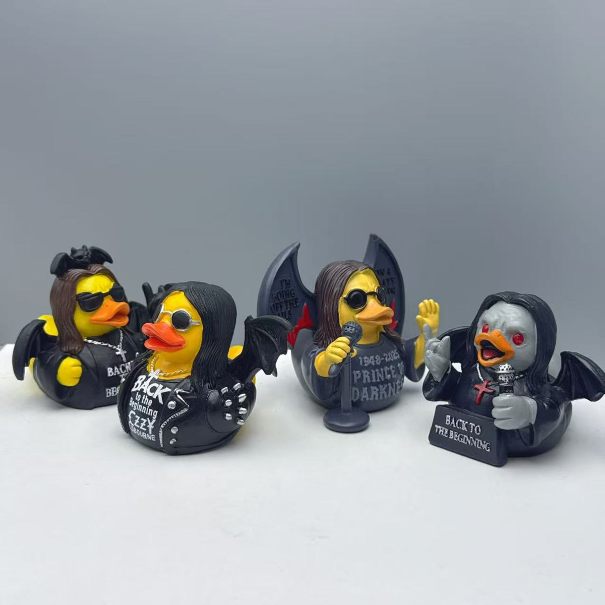 Lustige Gummiente mit Rocker-Design Brehn