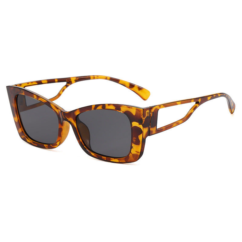 Damen trendige geometrische Sonnenbrille mit eckigem Rahmen Brehn