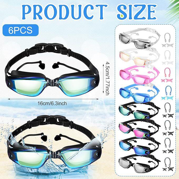 Hochwertige Schwimmbrille mit Anti-Fog und Uv-Schutz Technologie Brehn