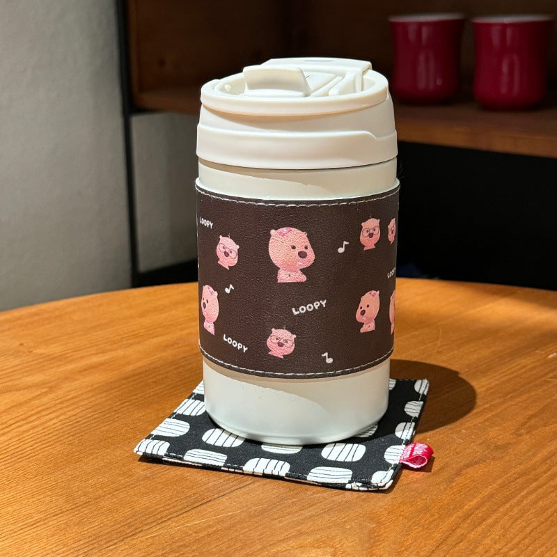 Damen Isolier-Thermobecher mit niedlichem Tiermotiv Brehn