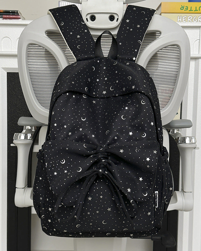 Sternenprint Schleifen-Detail Rucksack Brehn