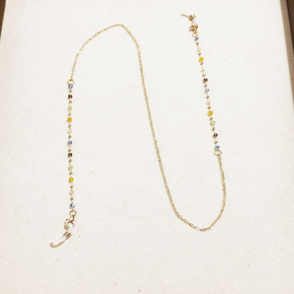 Bunte Edelstein Brillen Kette Brehn