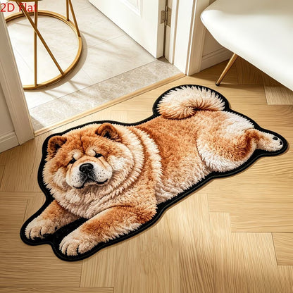 Niedlicher hunde-förmiger Teppich