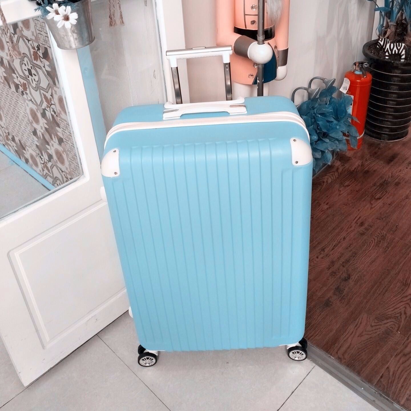 Hartschalen Reisekoffer Mit Leisen 360-Grad-Rollen Brehn
