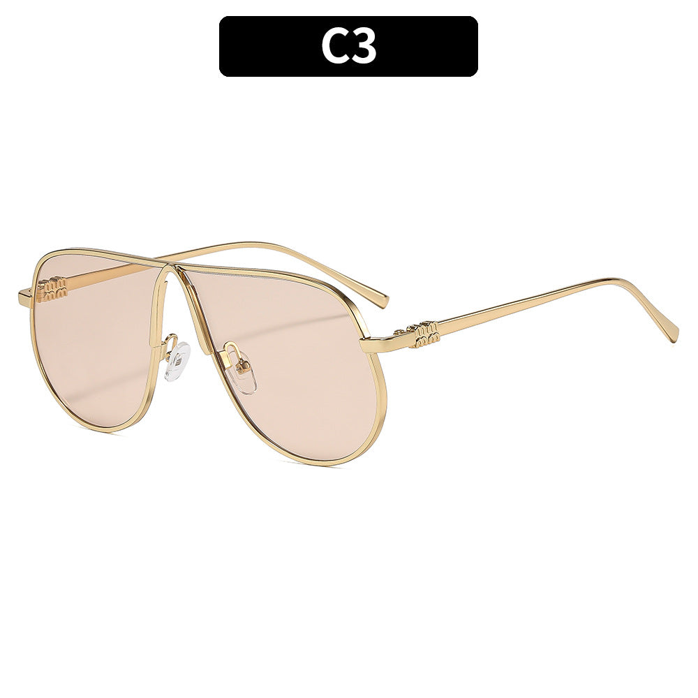 Premium Übergroße Flieger-Sonnenbrille