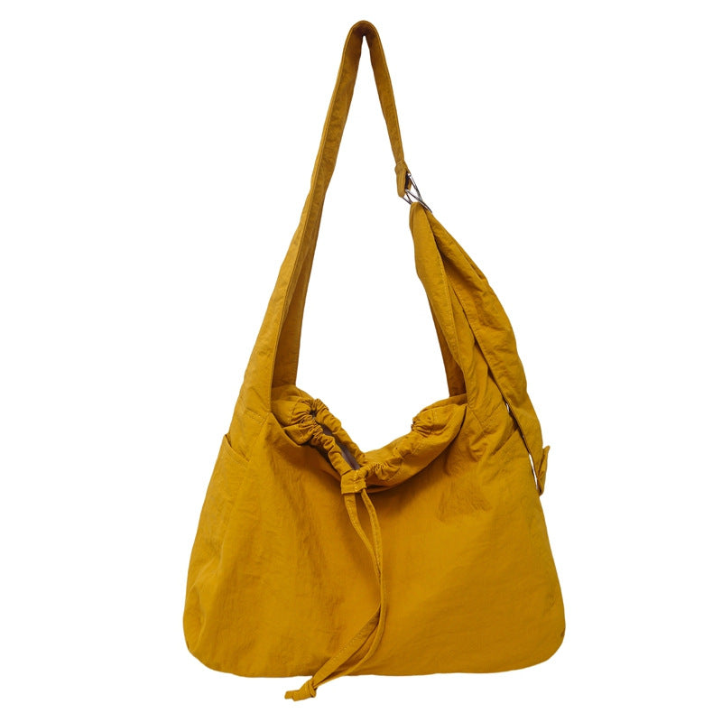 Leichtgewichtige Kordelzug Schultertasche Brehn