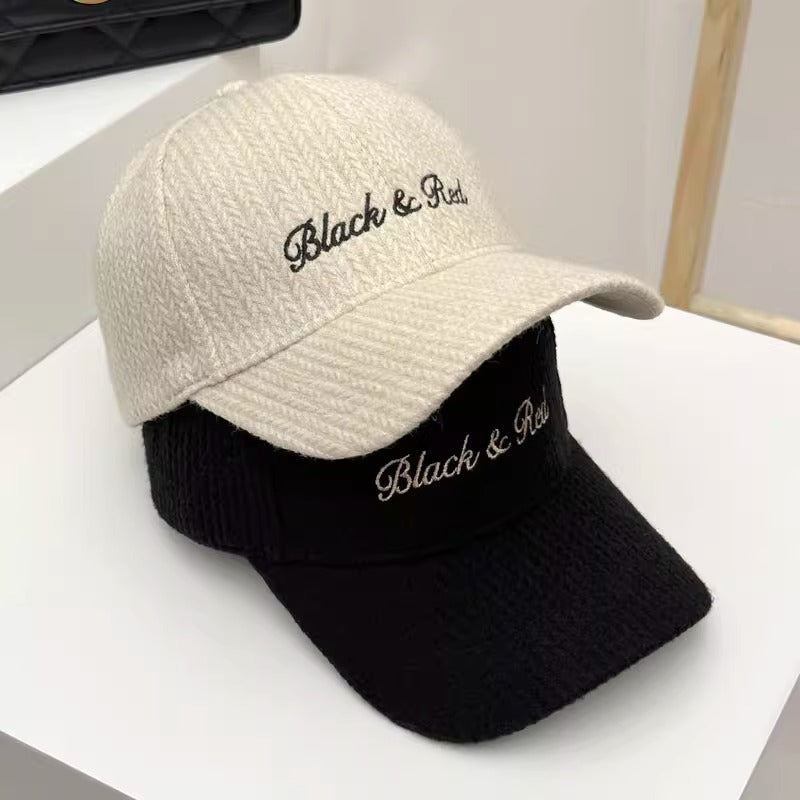 Damen Strukturiertes Strick-Basketball-Cap Brehn
