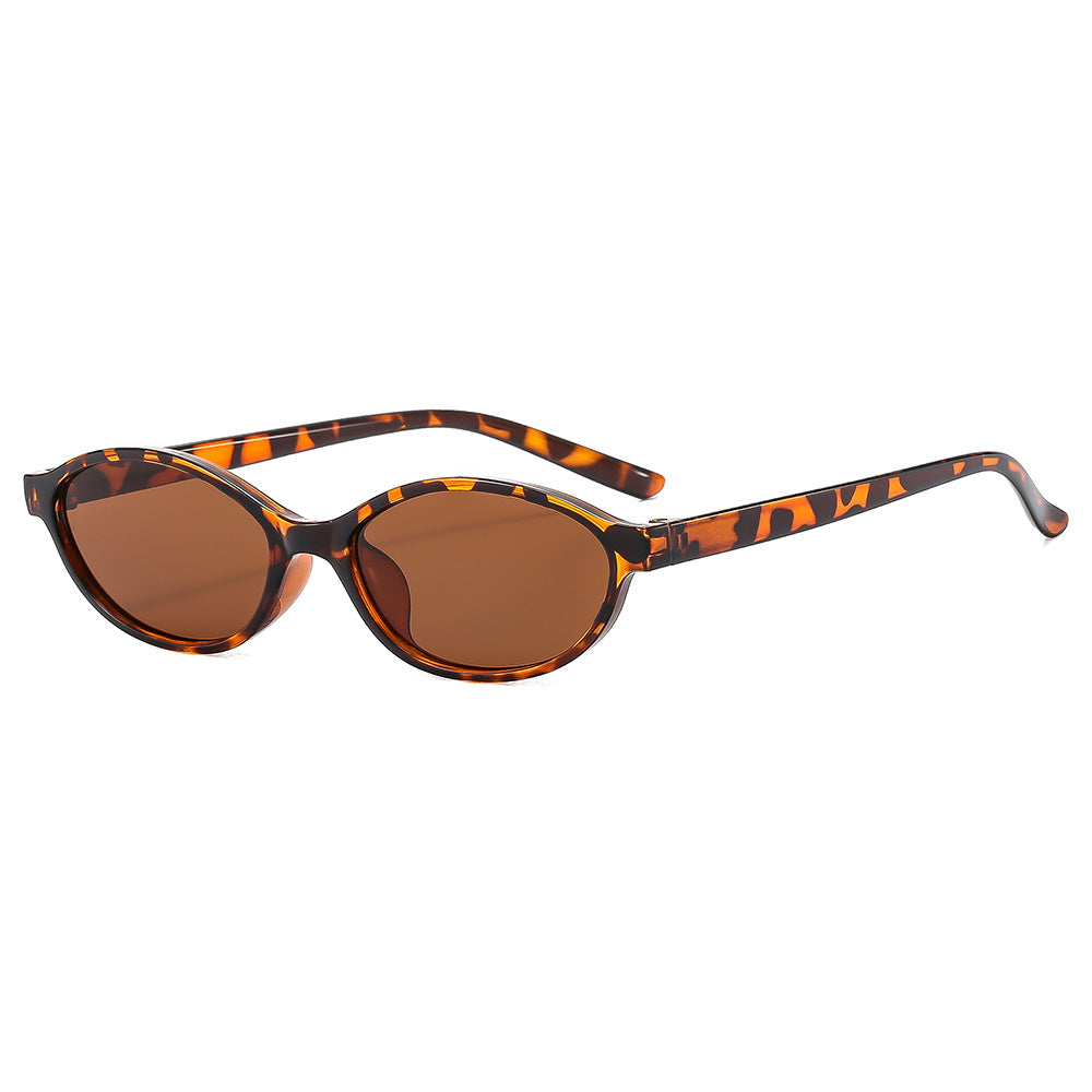 Vintage-inspirierte ovale Rahmen-Sonnenbrille