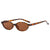 Vintage-inspirierte ovale Rahmen-Sonnenbrille