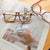Stylische Dual Charm Brille Kette Brehn