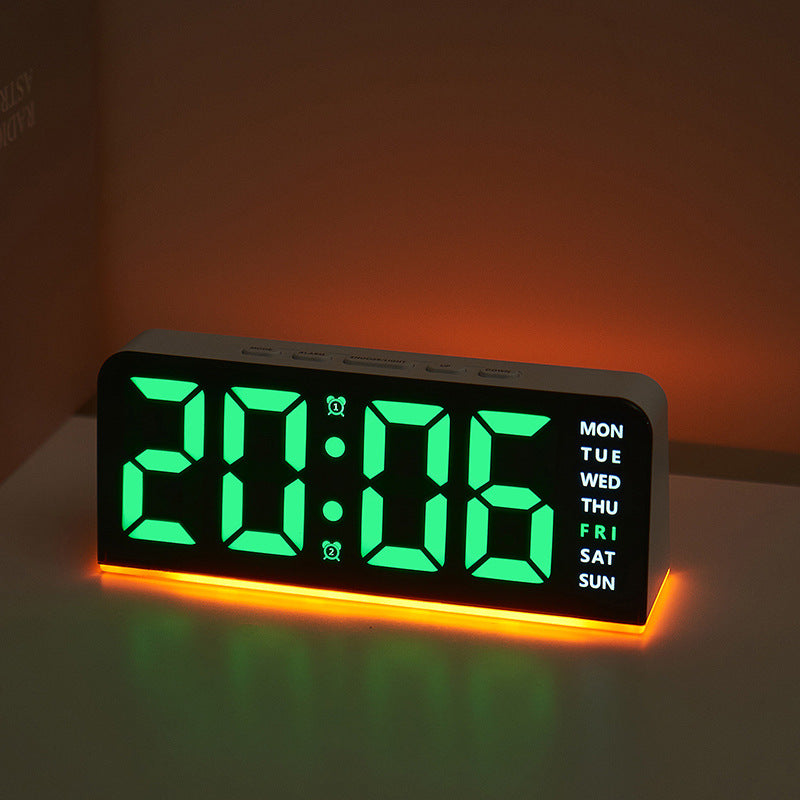 Digitaler LED-Wecker mit Farbwechsel Brehn