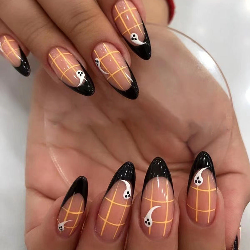 Künstlerische Geister-Themen Press-On Nageltips Brehn