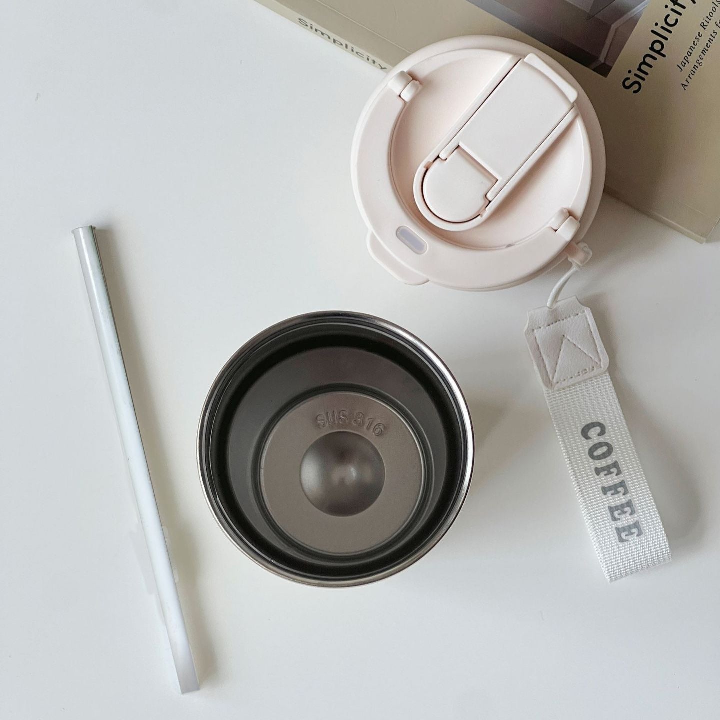 Damen Thermobecher mit stilvollem Blumendesign Brehn