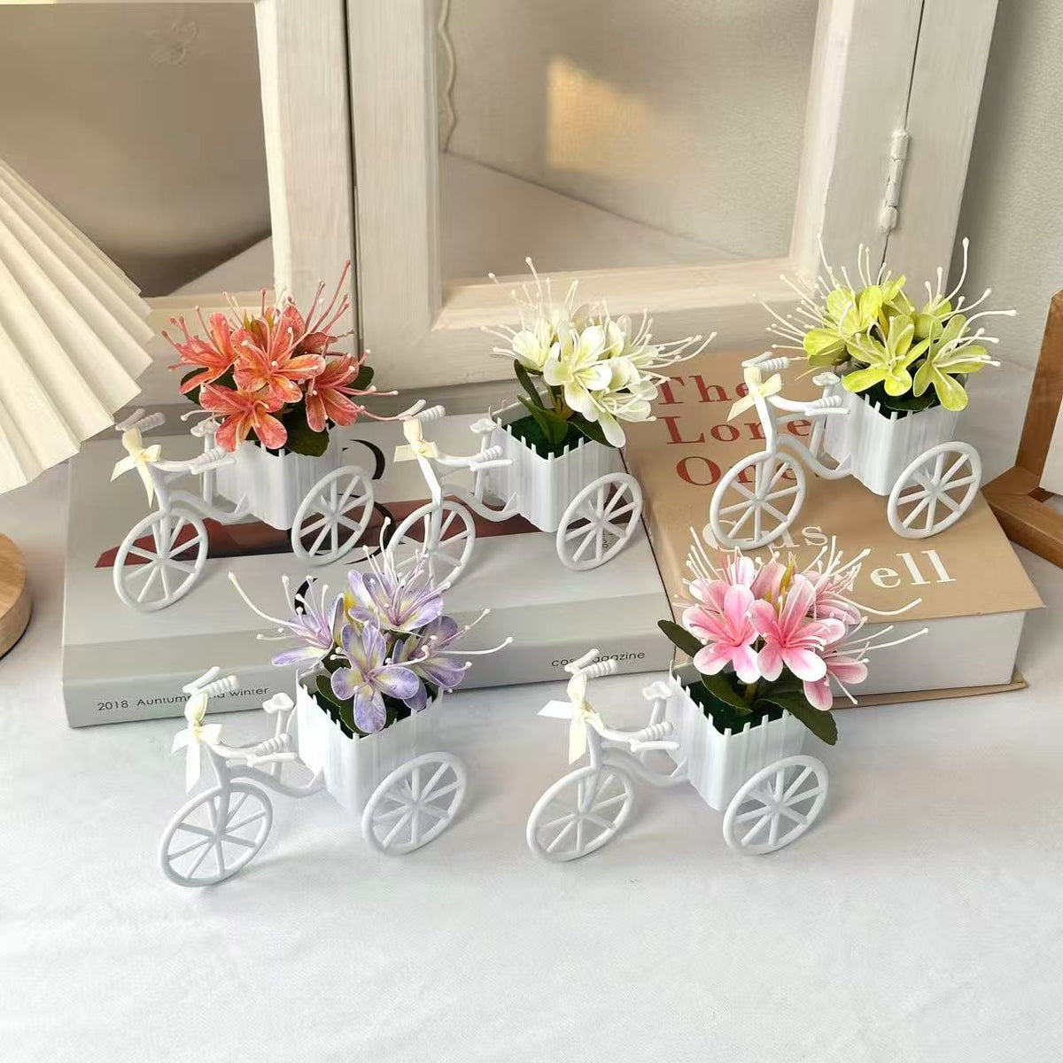 Dekorativer Fahrrad-Blumentopf 1790480766 für Heimdekoration