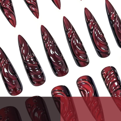 Skulptierte Stiletto Nagelverzögerungen Brehn
