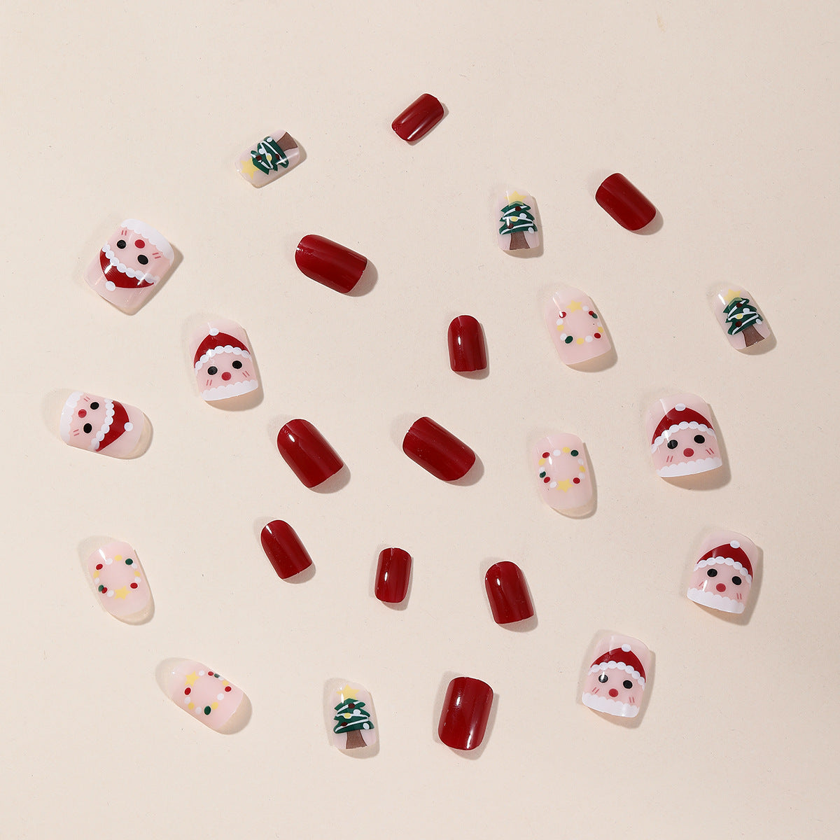 Festliche Feiertags-Nagelkunst Brehn