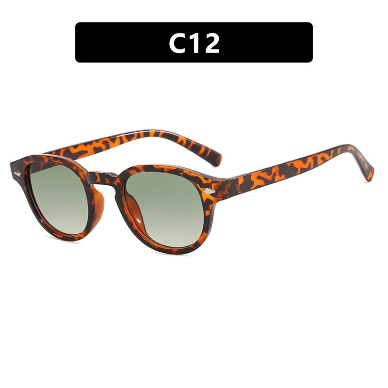 Damen runde Sonnenbrille mit elegantem Design und UV-Schutz Brehn