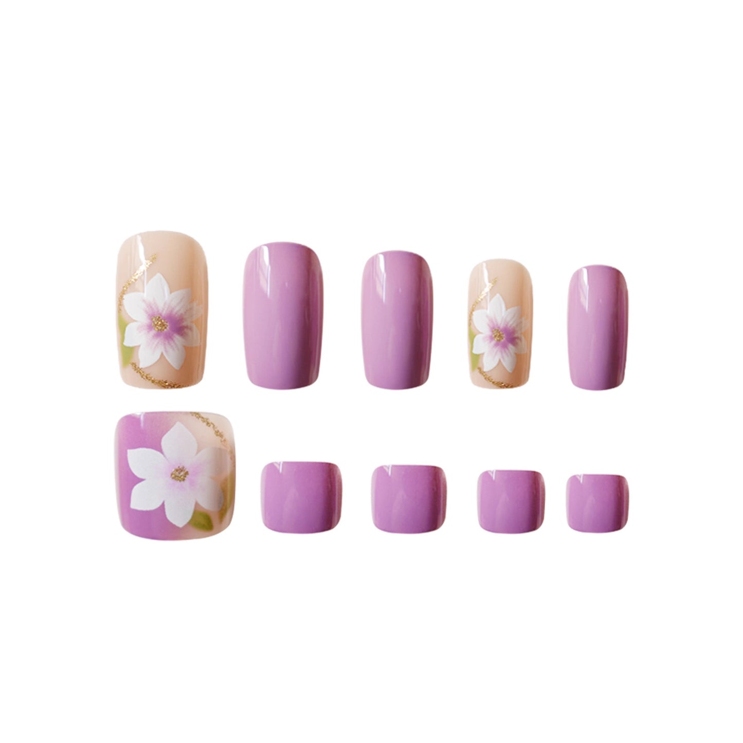 Premium Floral Design Pediküre Set Brehn