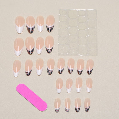 Chic Tiered Animal Print Press-On Nail Set