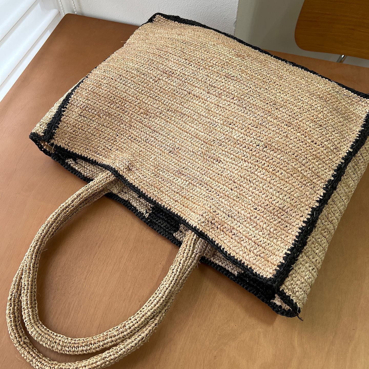 Handgefertigte Strandtasche mit Floralem Design Brehn