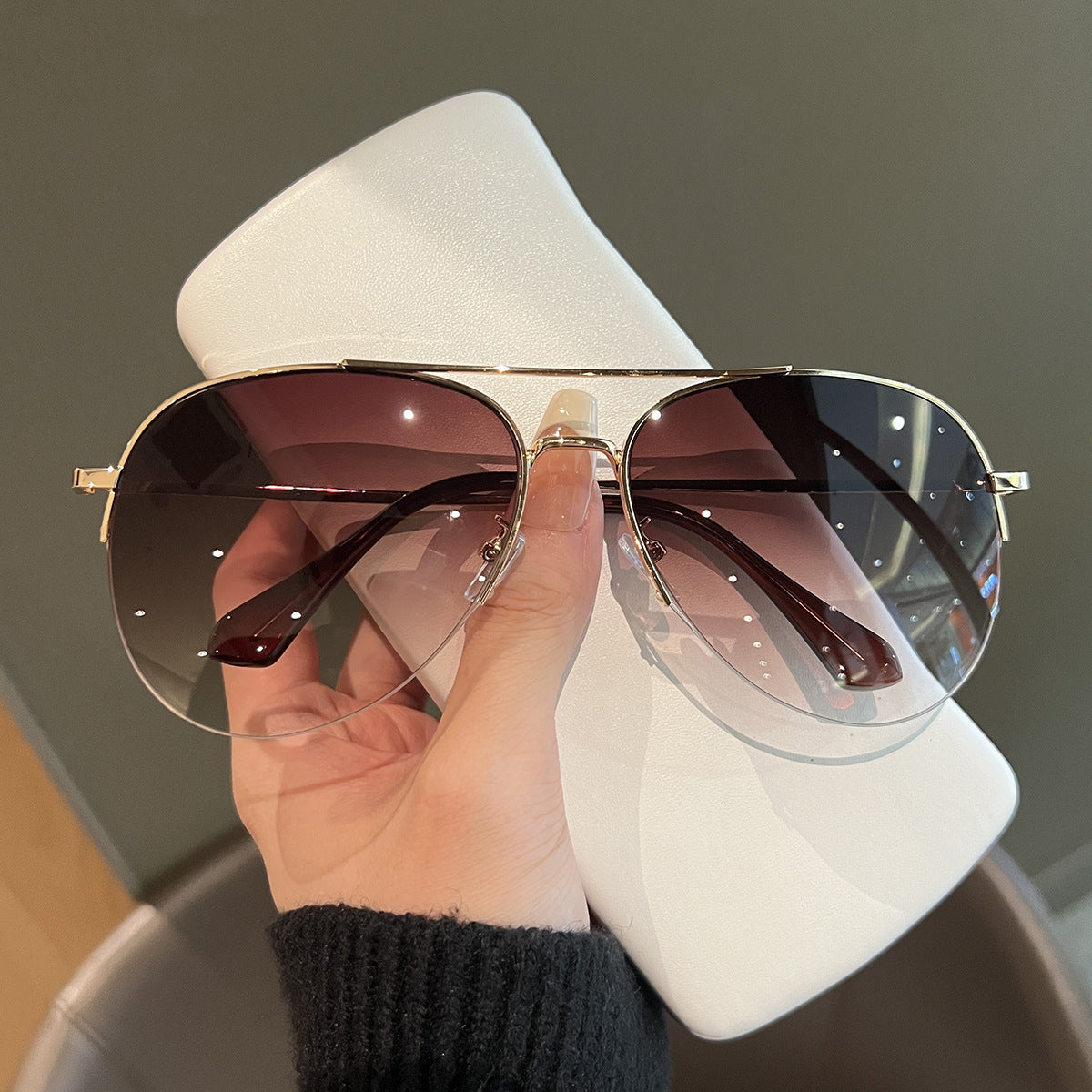 Stylische Piloten-Sonnenbrille Brehn
