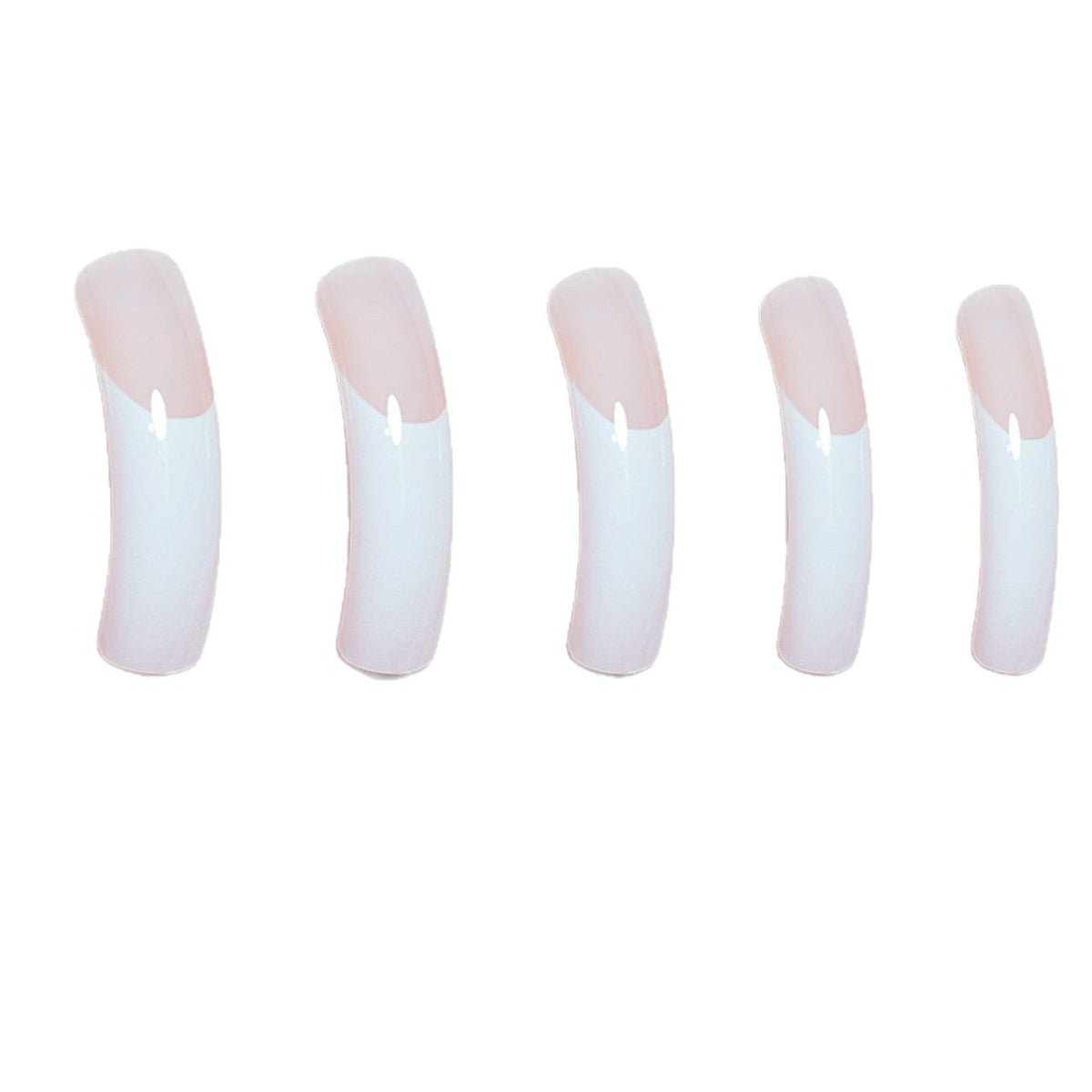 Elegante französische Tipp-Acrylnagelverlängerungen Brehn