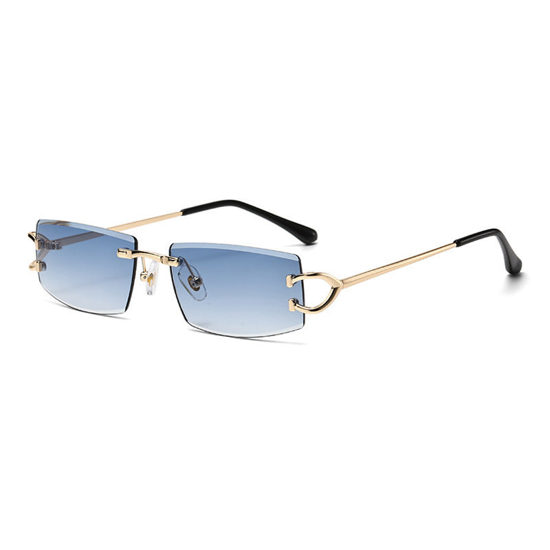 Damen Elegante Minimalistische Sonnenbrille mit einzigartigen Metalldetails Brehn