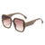 Damen modische Sonnenbrille mit quadratischem Rahmen und trendigen Gläsern Brehn